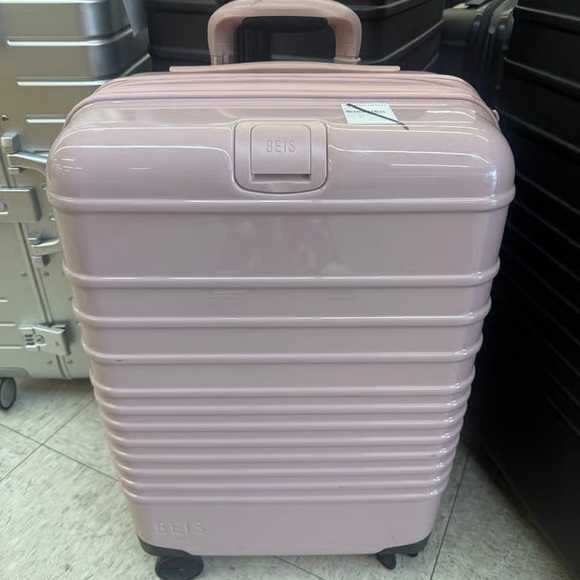 BEIS Handbags - BEIS Blush Pink Hardshell Suitcase